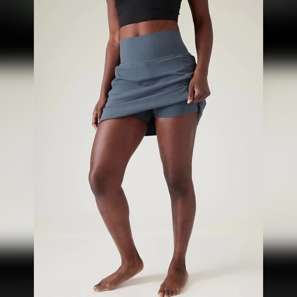 Athleta Women's High-Rise Gray  Skort#110